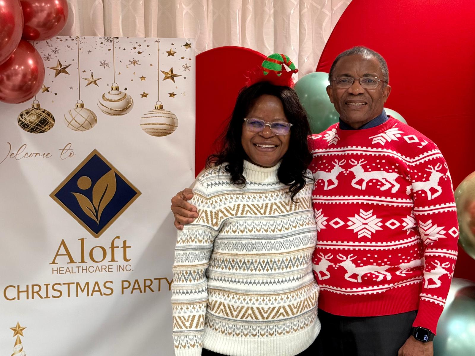 Dr. Innocent and Victoria Ononiwu with their community